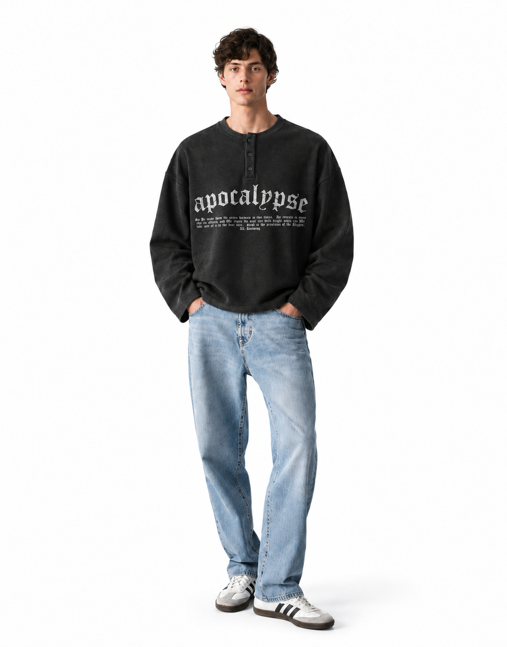 Apocalypse Waffle Henley