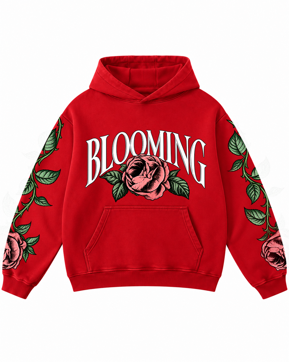 Blooming Floral Graphic Hoodie