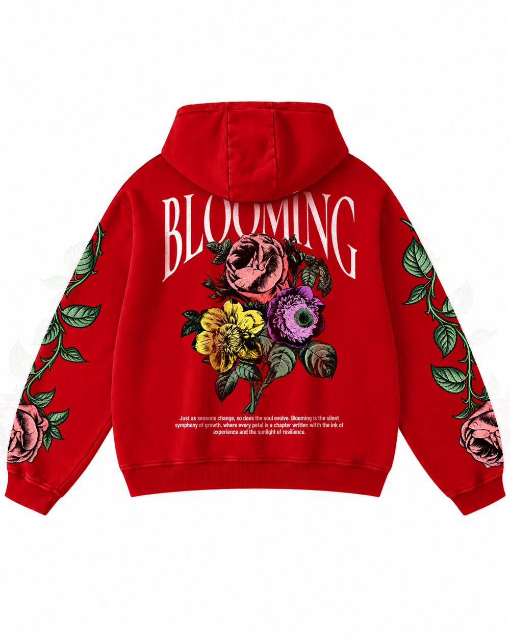 Blooming Floral Graphic Hoodie